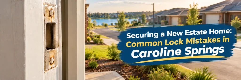 Securing a New Estate Home: Common Lock Mistakes in Caroline Springs